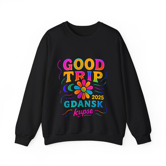 Bluza unisex z grafiką Kup Se Good Trip – klasyczny crewneck i miejski styl
