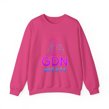 Bluza unisex z grafiką Kup Se GDN Nights – klasyczny crewneck i miejski styl