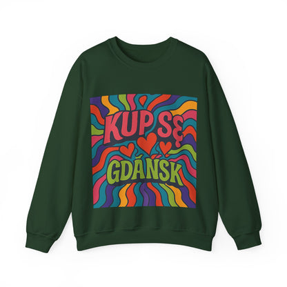 Bluza unisex z grafiką Kup Se Acid – klasyczny crewneck i miejski styl