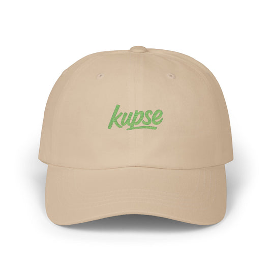 Czapka z daszkiem z grafiką Kup Se Logo Green – modny Dad Cap z charakterem