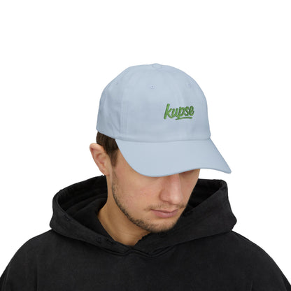 Czapka z daszkiem z grafiką Kup Se Logo Green – modny Dad Cap z charakterem