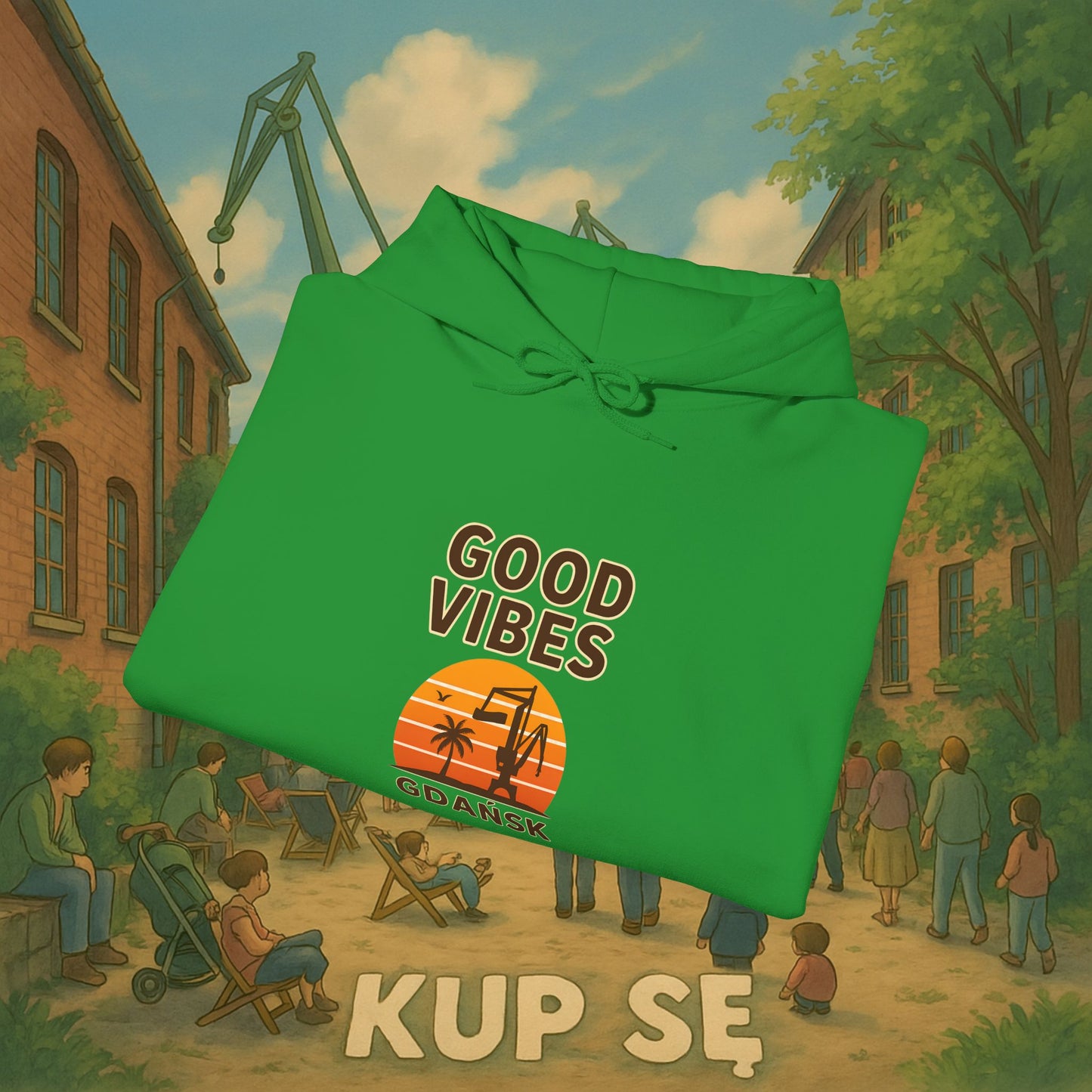 Unisex Heavy Blend Hoodie – Good Vibes – Kup Se