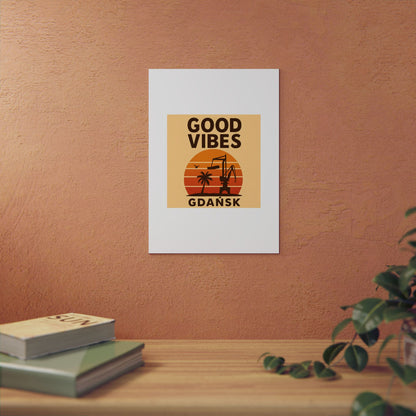 Obraz na panelu aluminiowym Good Vibes Desert – trwały wydruk w stylu Kup Se