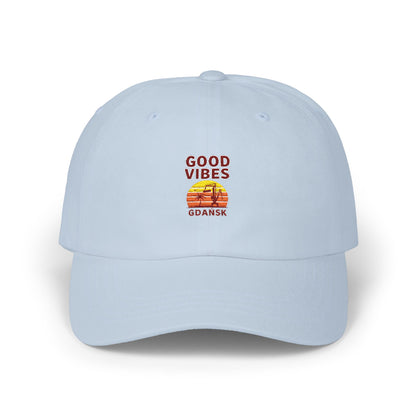 Czapka z daszkiem z grafiką Kup Se Good Vibes – modny Dad Cap z charakterem