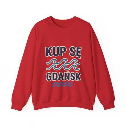 Bluza unisex z grafiką Kup Se Fale – klasyczny crewneck i miejski styl