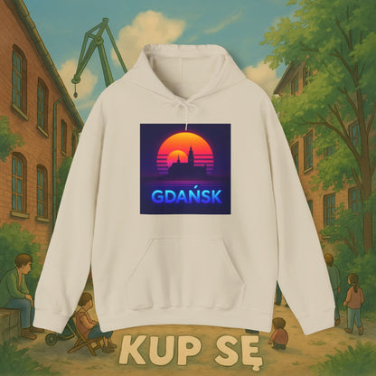 Unisex Heavy Blend Hoodie – Panorama Gdańsk – Kup Se