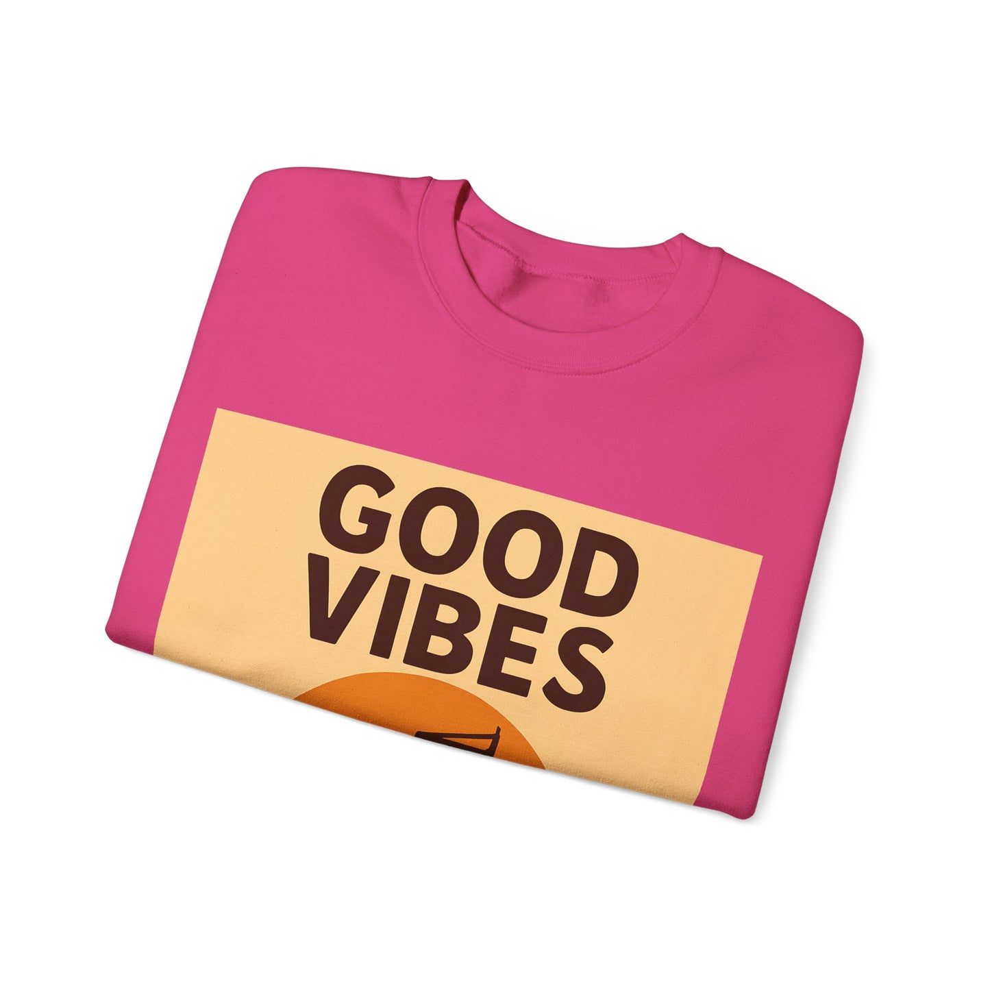 Bluza unisex z grafiką Kup Se Good Vibes Desert – klasyczny crewneck i miejski styl