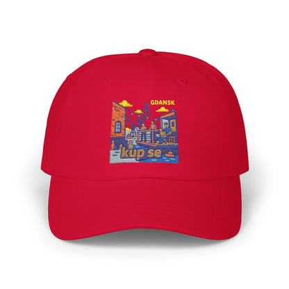 Czapka z daszkiem z grafiką Kup Se Vibe – modny Dad Cap z charakterem