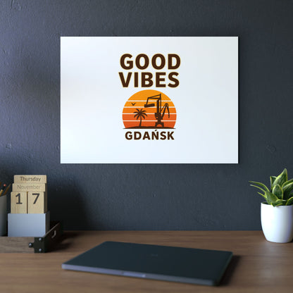 Obraz na panelu aluminiowym Good Vibes – trwały wydruk w stylu Kup Se