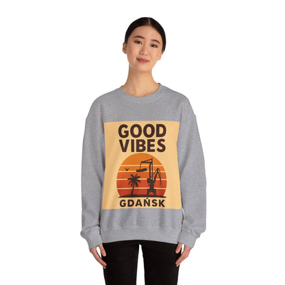 Bluza unisex z grafiką Kup Se Good Vibes Desert – klasyczny crewneck i miejski styl