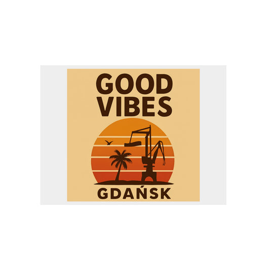 Obraz na panelu aluminiowym Good Vibes Desert – trwały wydruk w stylu Kup Se