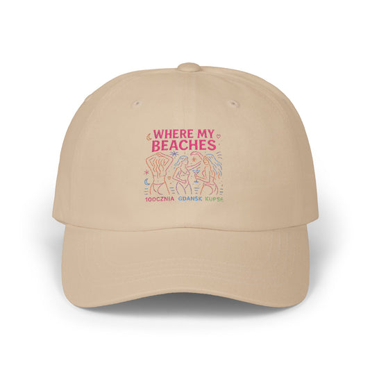 Czapka z daszkiem z grafiką Kup Se Where My Beaches – modny Dad Cap z charakterem
