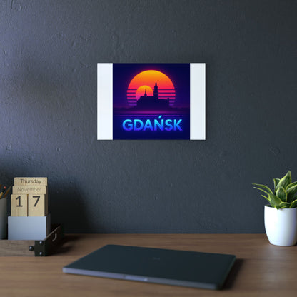 Obraz na panelu aluminiowym Panorama Gdańsk – trwały wydruk w stylu Kup Se