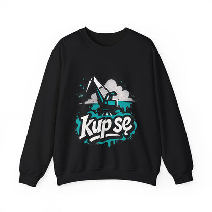 Bluza unisex z grafiką Kup Se Dźwig– klasyczny crewneck i miejski styl