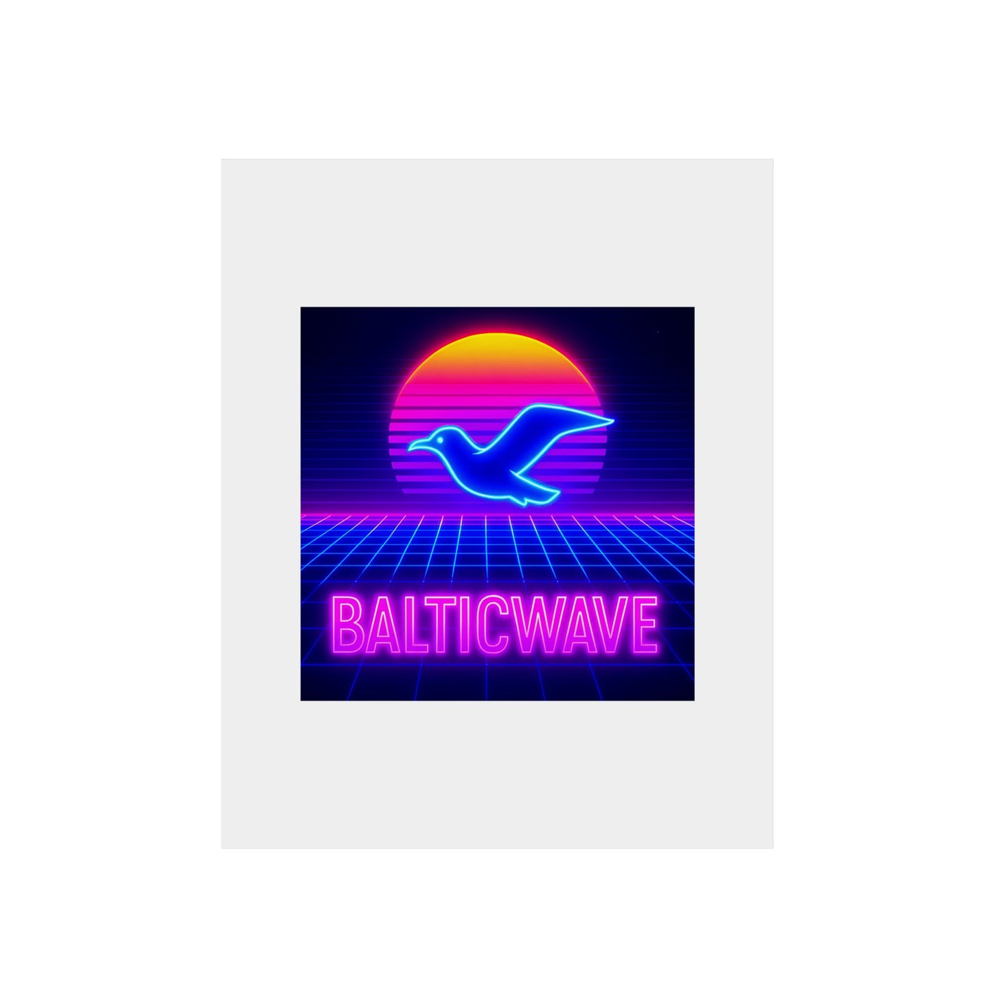Obraz na panelu aluminiowym Baltic Wave – trwały wydruk w stylu Kup Se