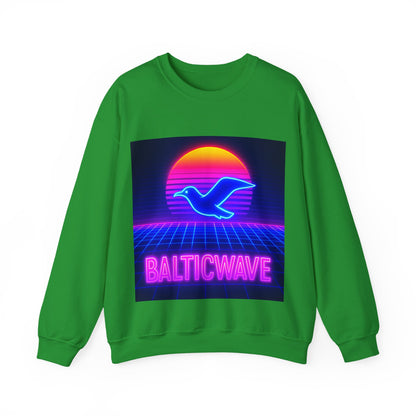 Bluza unisex z grafiką Kup Se Baltic Wave – klasyczny crewneck i miejski styl