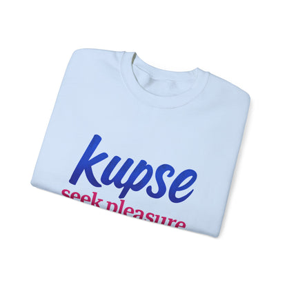 Bluza unisex z grafiką Kup Se Seek Pleasure – klasyczny crewneck i miejski styl