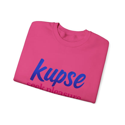 Bluza unisex z grafiką Kup Se Seek Pleasure – klasyczny crewneck i miejski styl