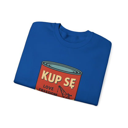 Bluza unisex z grafiką Kup Se Campbell– klasyczny crewneck i miejski styl