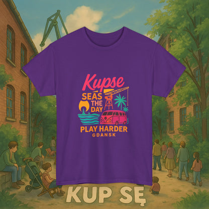KupSe Play Harder Style t-shirt - Unisex Heavy Cotton Tee