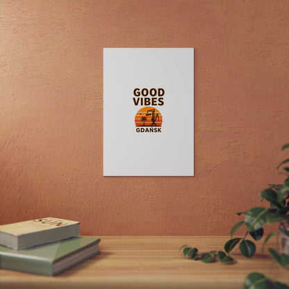 Obraz na panelu aluminiowym Good Vibes – trwały wydruk w stylu Kup Se