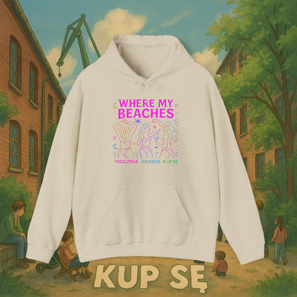 Unisex Heavy Blend Hoodie – Where My Beaches – Kup Se