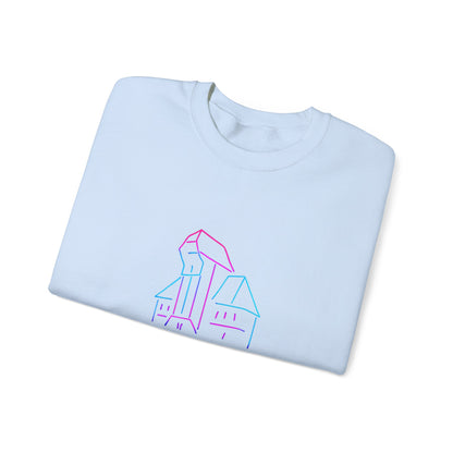 Bluza unisex z grafiką Kup Se GDN Nights – klasyczny crewneck i miejski styl