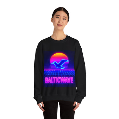 Bluza unisex z grafiką Kup Se Baltic Wave – klasyczny crewneck i miejski styl