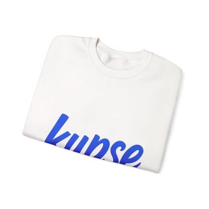 Bluza unisex z grafiką Kup Se Logo Blue – klasyczny crewneck i miejski styl