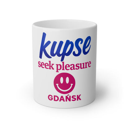 Kubek KupSe – seek pleasure, Unikatowy Design, Lokalny Styl