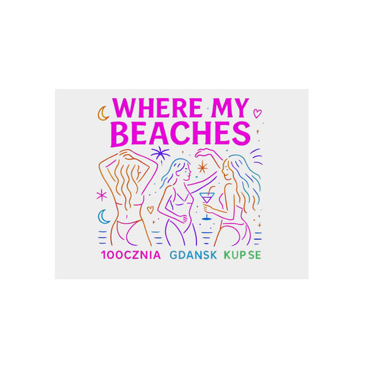 Obraz na panelu aluminiowym Where My Beaches – trwały wydruk w stylu Kup Se