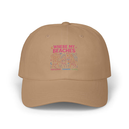 Czapka z daszkiem z grafiką Kup Se Where My Beaches – modny Dad Cap z charakterem