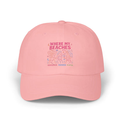 Czapka z daszkiem z grafiką Kup Se Where My Beaches – modny Dad Cap z charakterem