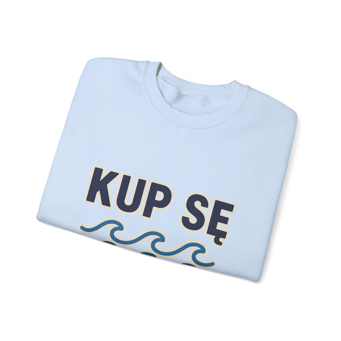 Bluza unisex z grafiką Kup Se Fale – klasyczny crewneck i miejski styl