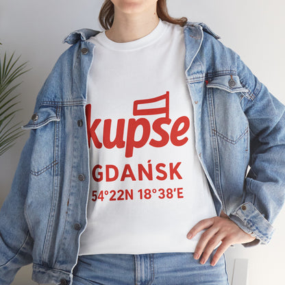 KupSe Logo Gdańsk Solidarność t-shirt - Unisex Heavy Cotton Tee
