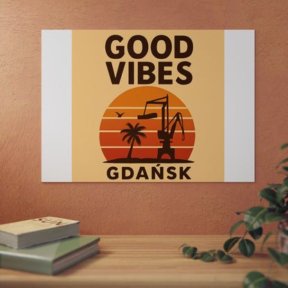 Obraz na panelu aluminiowym Good Vibes Desert – trwały wydruk w stylu Kup Se