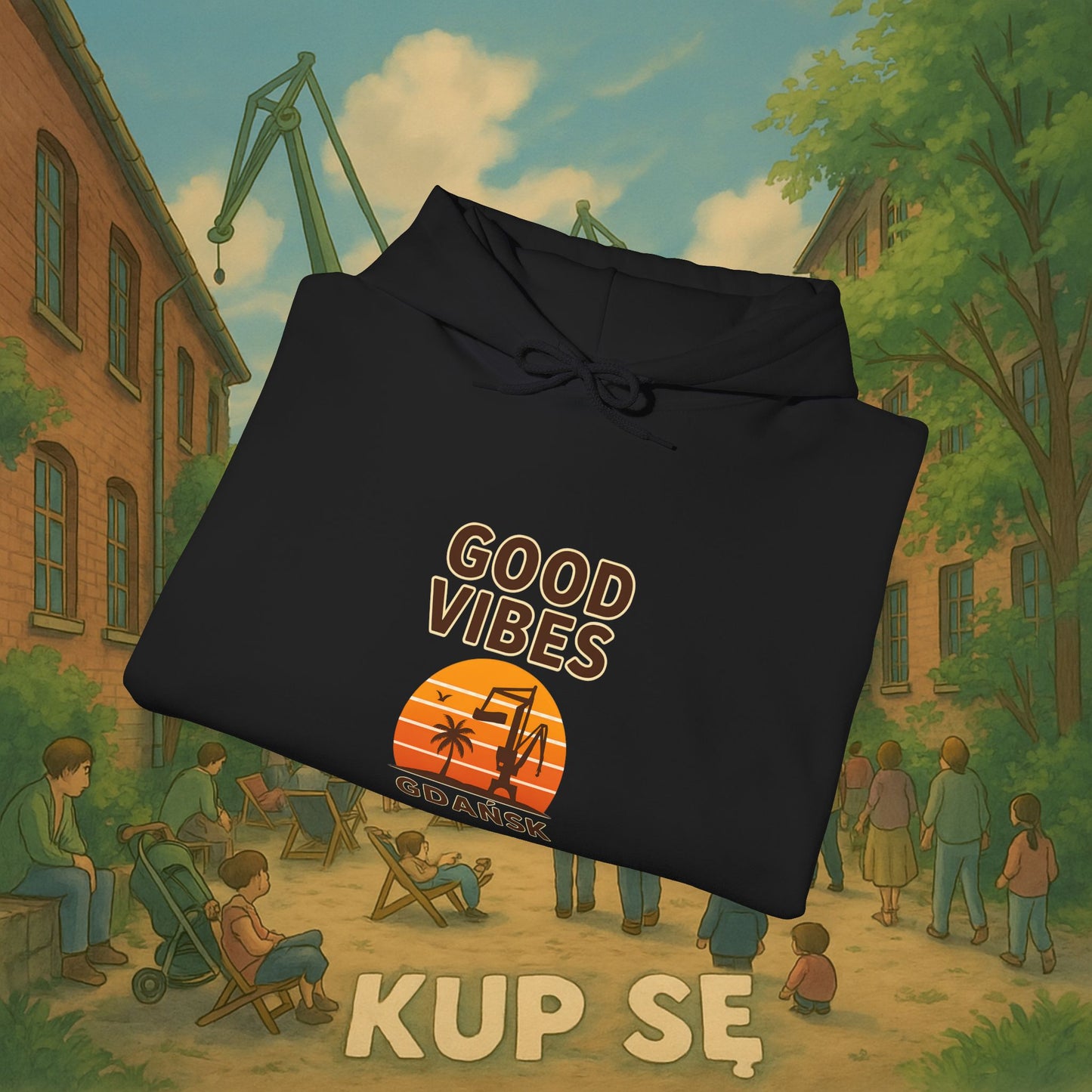 Unisex Heavy Blend Hoodie – Good Vibes – Kup Se