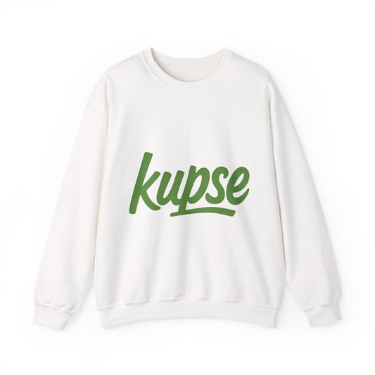 Bluza unisex z grafiką Kup Se Logo Green – klasyczny crewneck i miejski styl