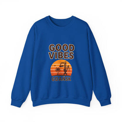 Bluza unisex z grafiką Kup Se Good Vibes – klasyczny crewneck i miejski styl