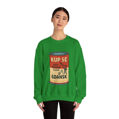 Bluza unisex z grafiką Kup Se Campbell– klasyczny crewneck i miejski styl