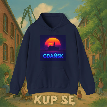 Unisex Heavy Blend Hoodie – Panorama Gdańsk – Kup Se