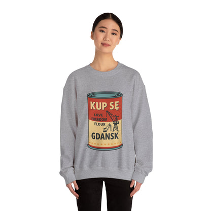 Bluza unisex z grafiką Kup Se Campbell– klasyczny crewneck i miejski styl