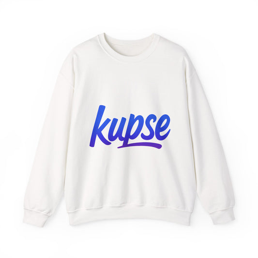 Bluza unisex z grafiką Kup Se Logo Blue – klasyczny crewneck i miejski styl