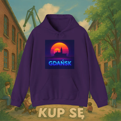 Unisex Heavy Blend Hoodie – Panorama Gdańsk – Kup Se