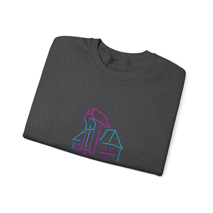 Bluza unisex z grafiką Kup Se GDN Nights – klasyczny crewneck i miejski styl