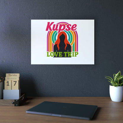 Obraz na panelu aluminiowym Love Trip – trwały wydruk w stylu Kup Se