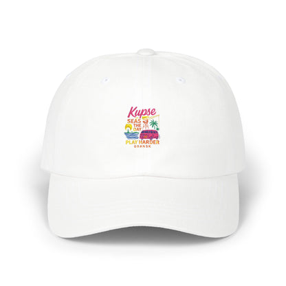 Czapka z daszkiem z grafiką Kup Se Play Harder – modny Dad Cap z charakterem
