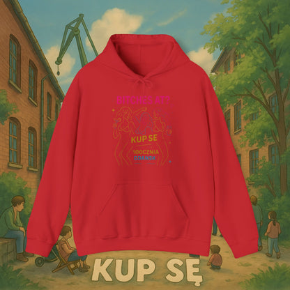 Unisex Heavy Blend Hoodie – Bi*ches at? – Kup Se