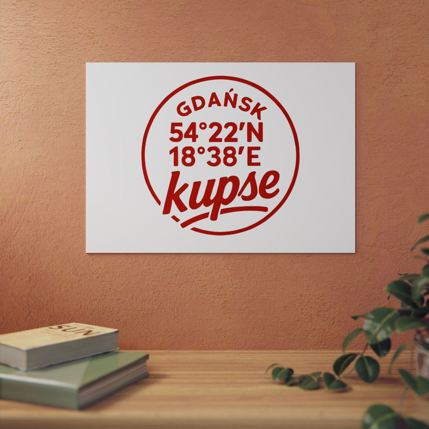 Obraz na panelu aluminiowym Koordynaty – trwały wydruk w stylu Kup Se