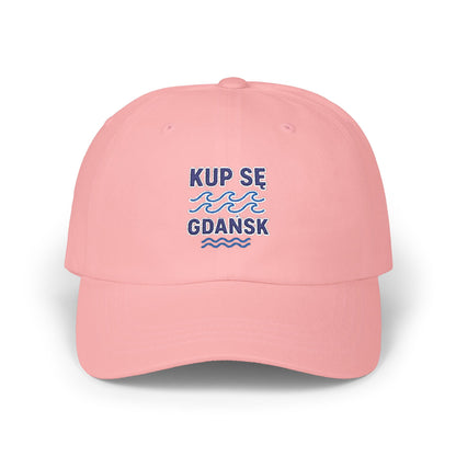 Czapka z daszkiem z grafiką Kup Se fale – modny Dad Cap z charakterem
